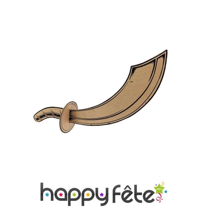 Sabre de pirate en carton pour enfant
