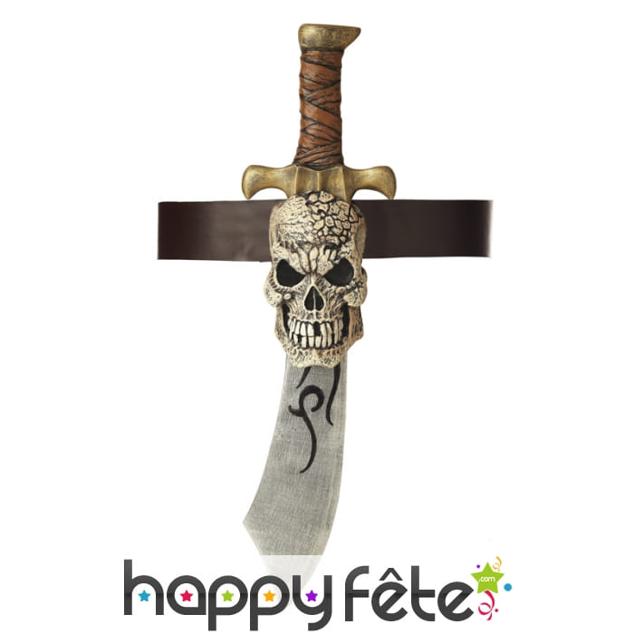 Sabre de pirate tête de mort