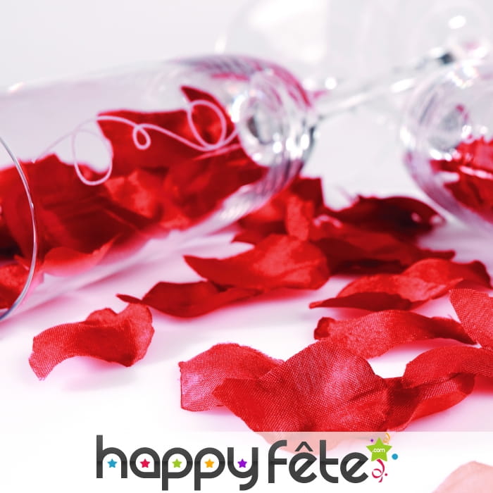 Sachet de pétales de rose rouges