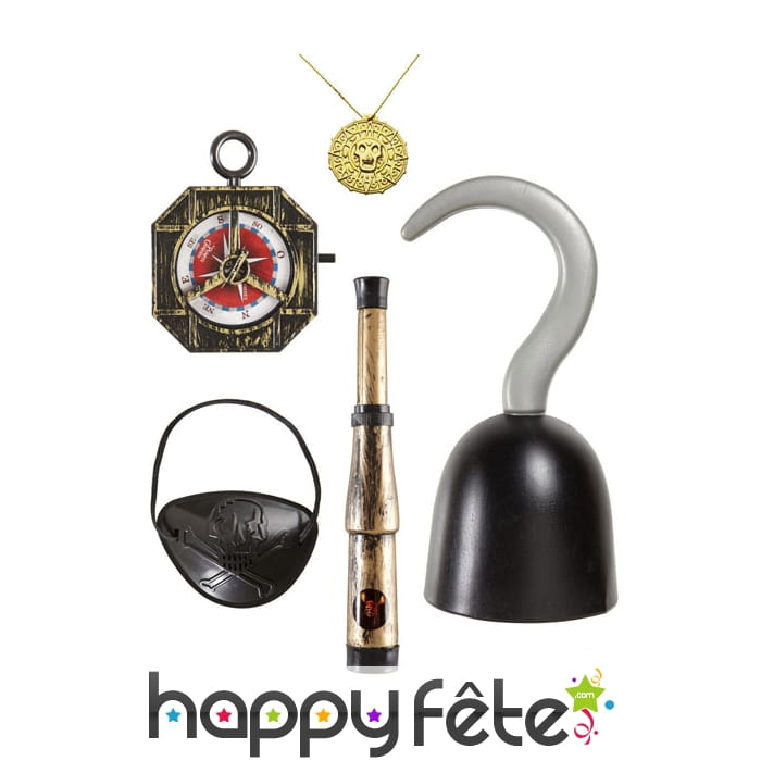Set de petits accessoires de pirate pour enfant