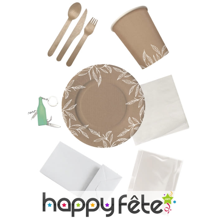 Set de picnic écolo pour 4 personnes