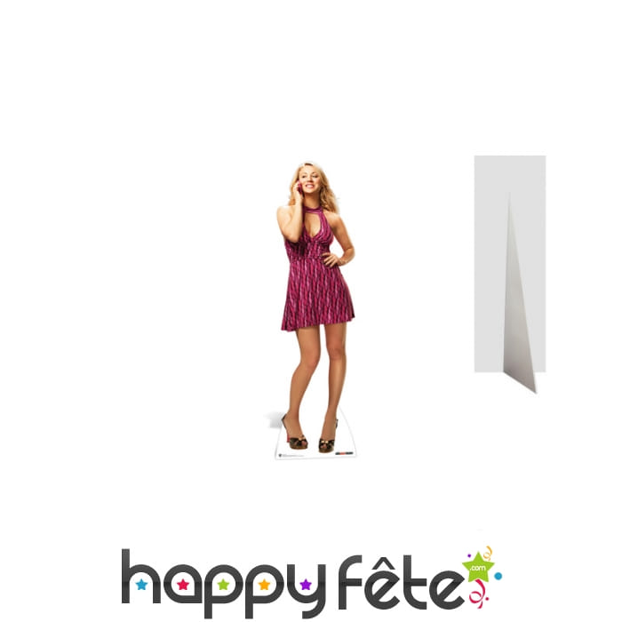 Silhouette de Penny en carton, big bang theory