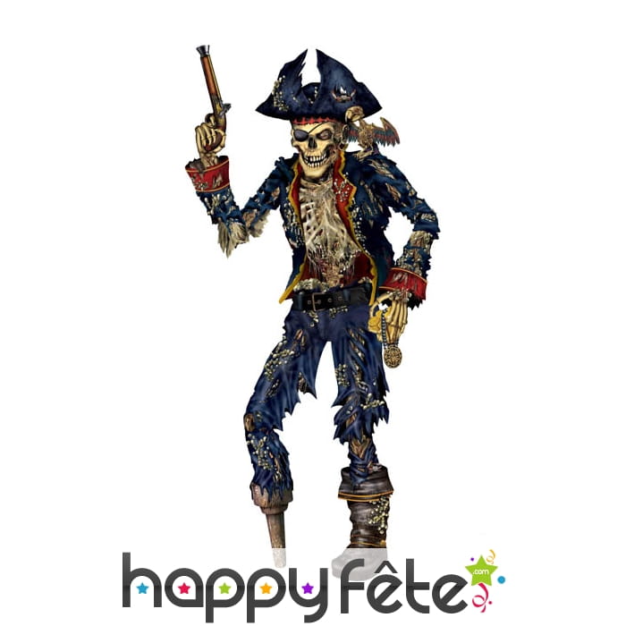 Squelette de Pirate en craton