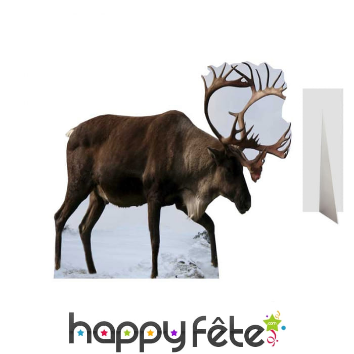 Silhouette de Renne en carton taille réelle