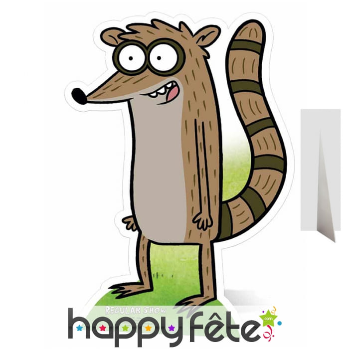 Silhouette de rigby carton plat, Regular show