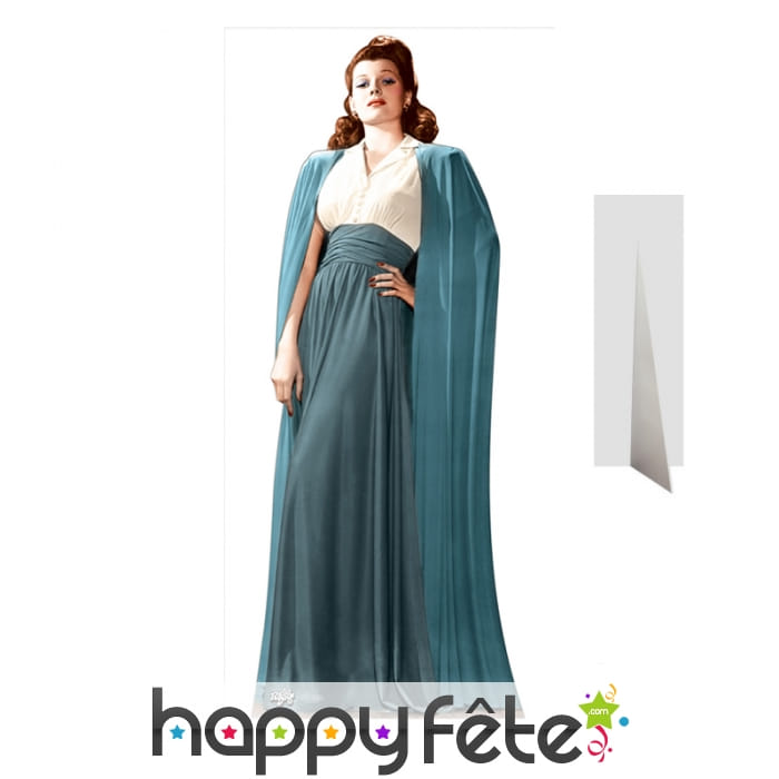 Silhouette de Rita Hayworth taille réelle