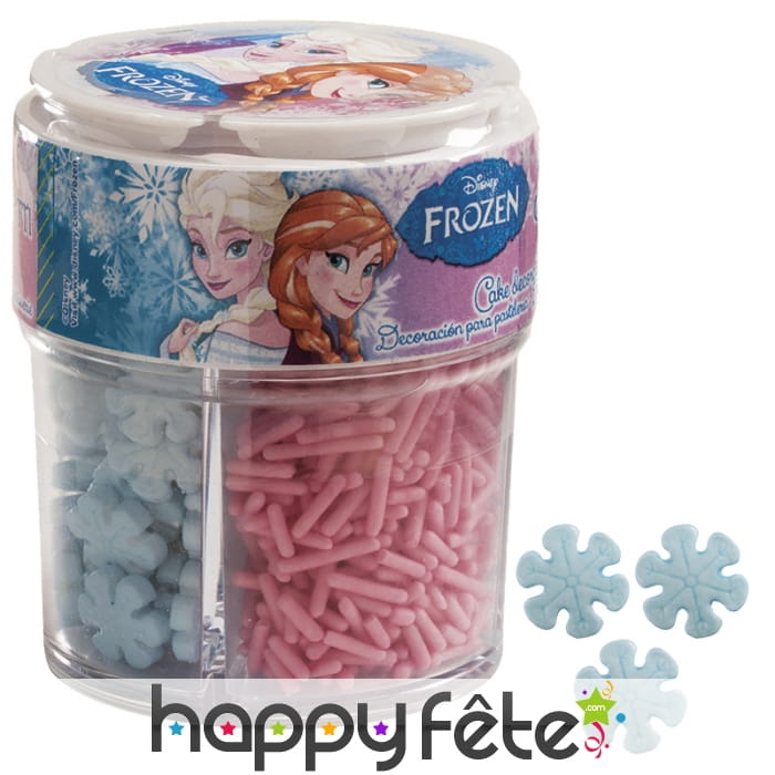 Sucres décoratifs reine des neiges