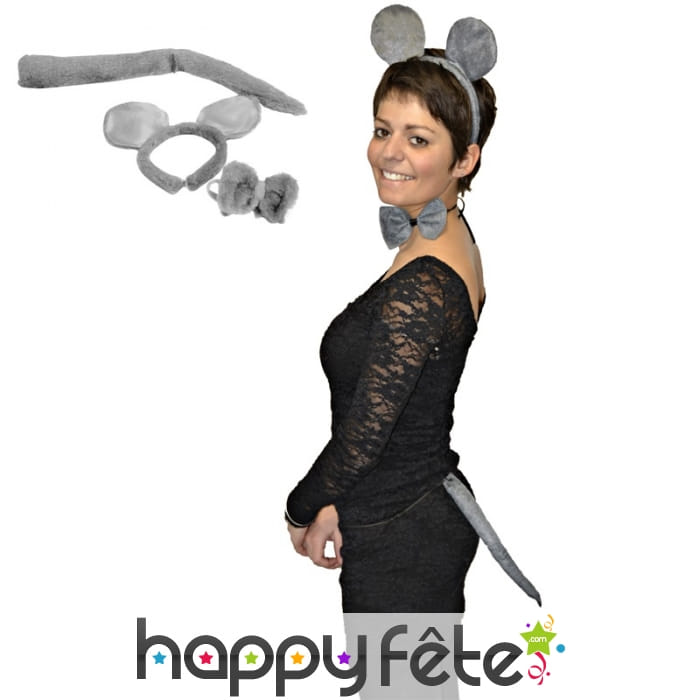 Set de souris. Serre tète,noeud et queue