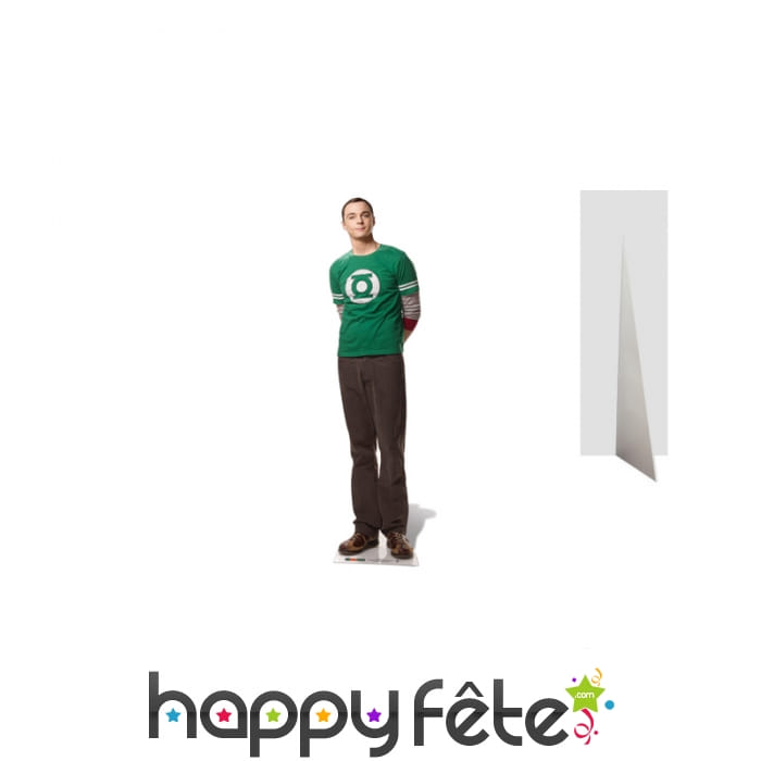 Silhouette de Sheldon Cooper en carton