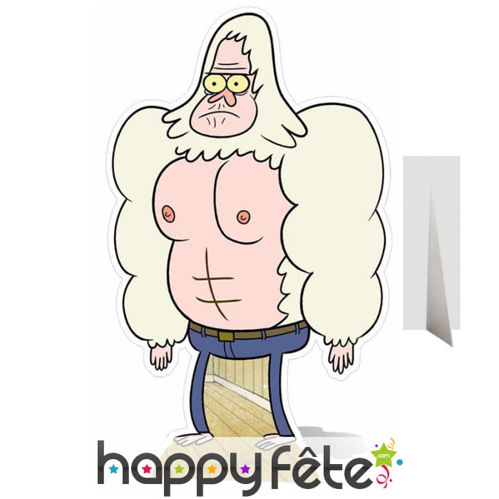 Silhouette de skips en carton plat, Regular show