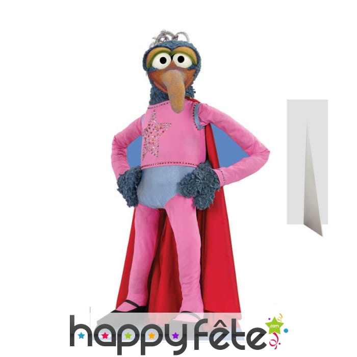Silhouette de super Gonzo en carton plat