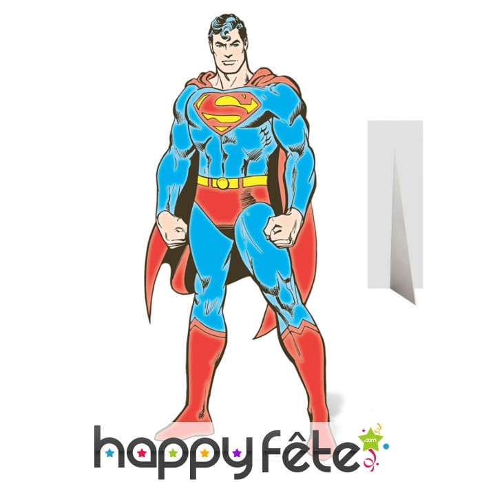 Silhouette de superman comics en carton
