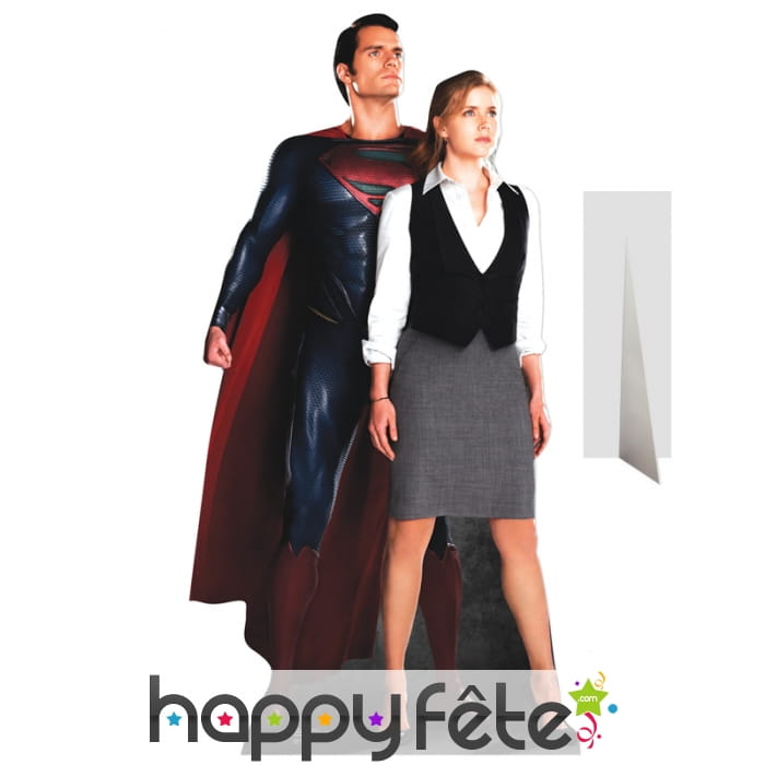 Silhouette de superman Lois et Lane, carton