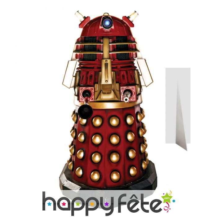 Silhouette de supreme dalek en carton, doctor who