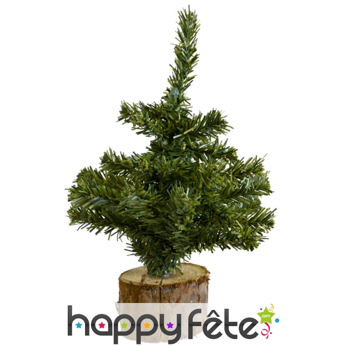 Sapin de table sur pied en bois, 30cm