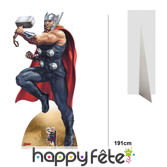 Silhouette de Thor taille réelle, version BD