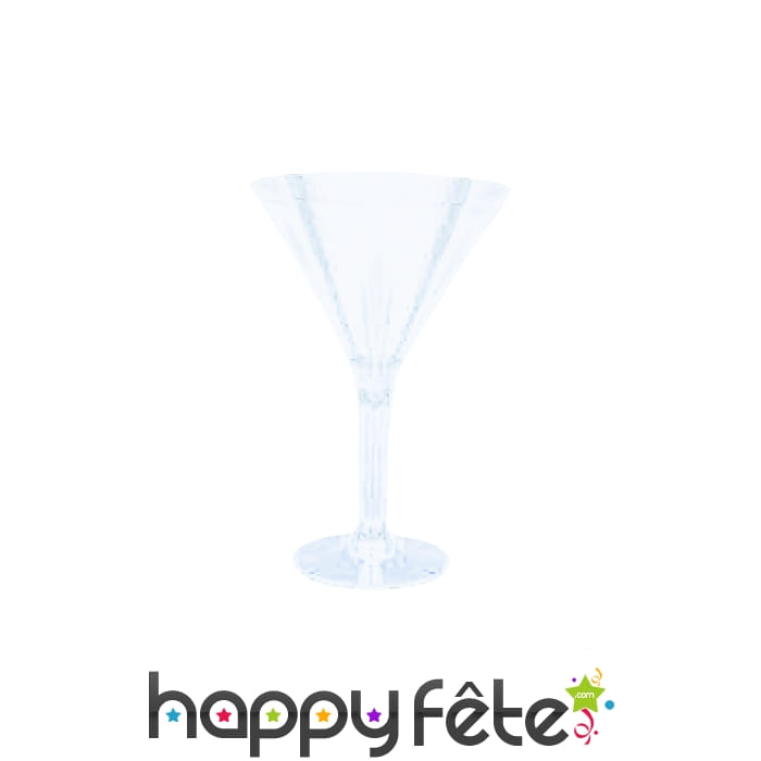 Sachet de verres à cocktail pied cristal