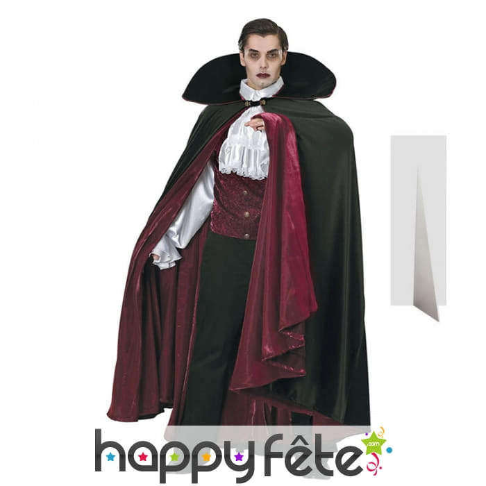 Silhouette de vampire en carton plat