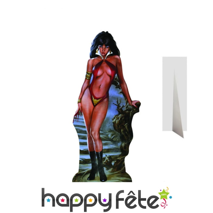 Silhouette de Vampirella en carton