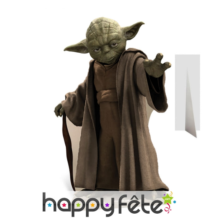 Silhouette de Yoda en carton