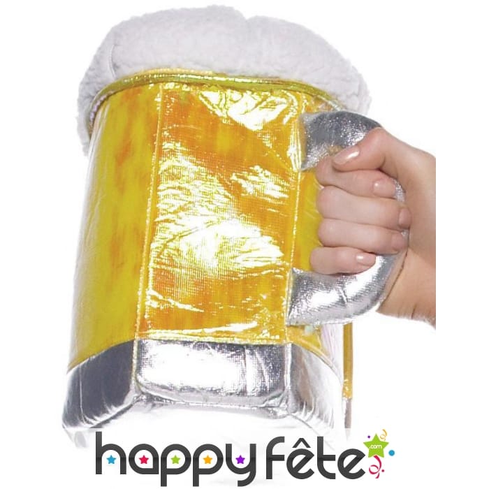 Sac en forme de chope de bière