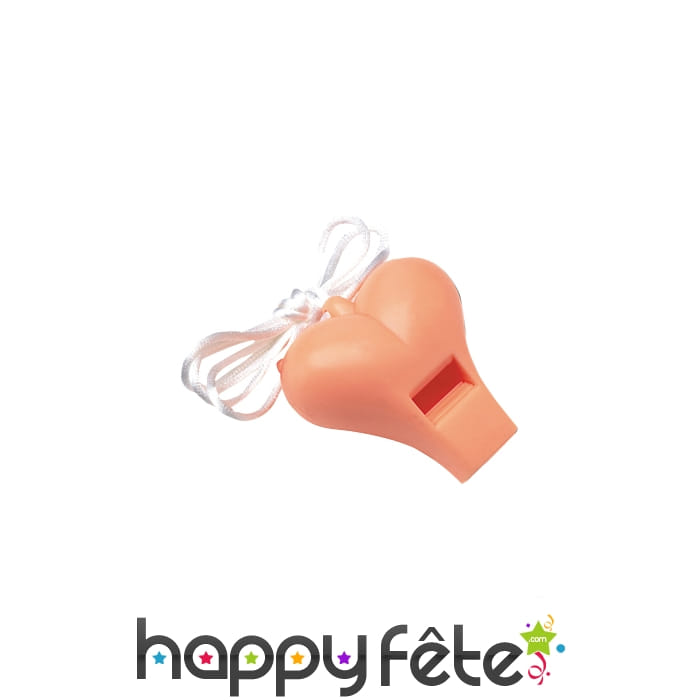 Sifflet en forme de sein