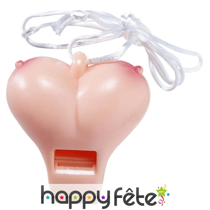 Sifflet en forme de seins