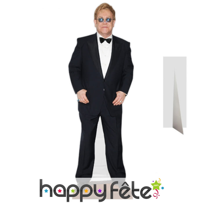 Silhouette Elton John en smoking