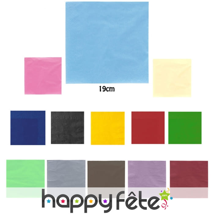 Serviettes en papier de 38 cm