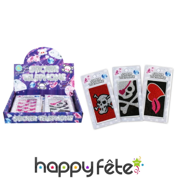 Sticker en strass pour téléphone