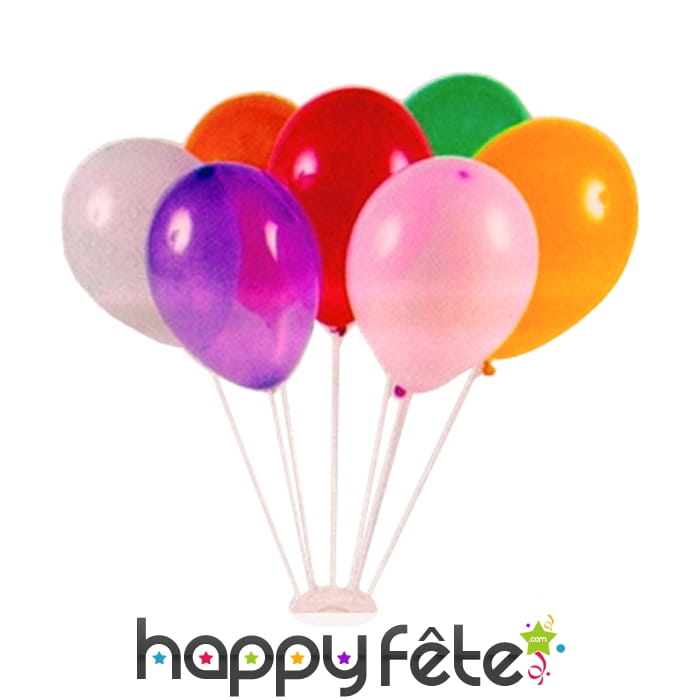 Socle et tiges avec ballons