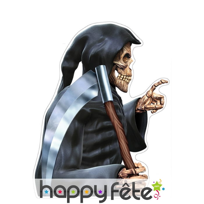 Silhouette faucheuse autocollante pour voiture