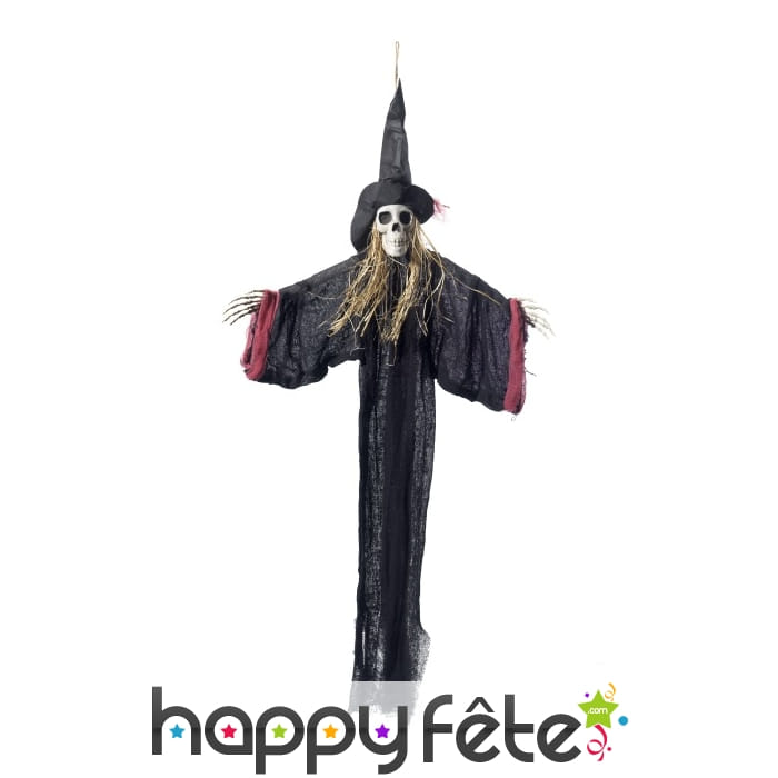 Sorcière fantôme à suspendre, 90cm
