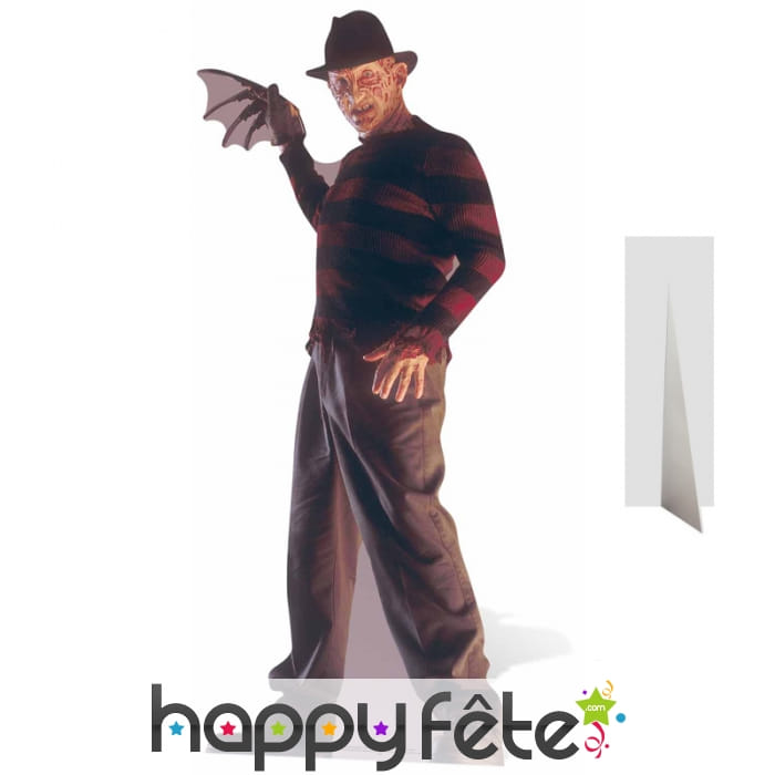 Silhouette Freddy Krueger de taille réelle