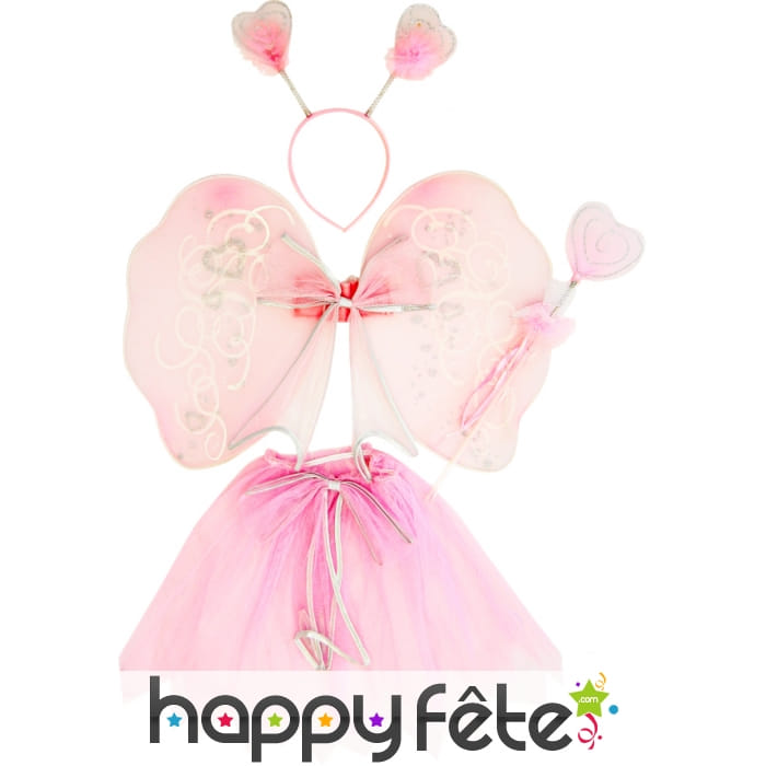 Set fée rose pour enfant
