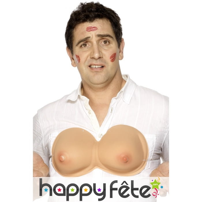 Seins gonflables homme