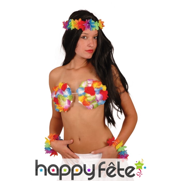 Soutien-gorge Hawaï de fleurs