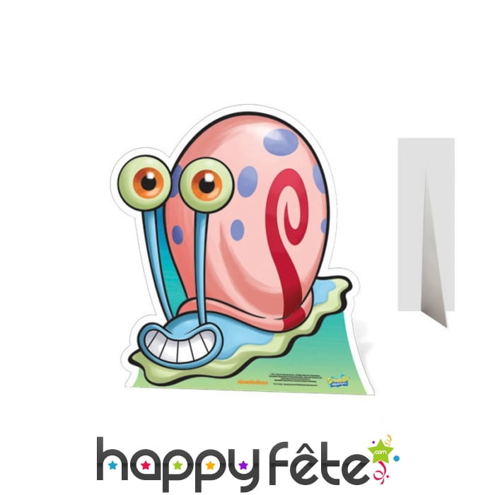 Silhouette Gary l'escargot en carton plat