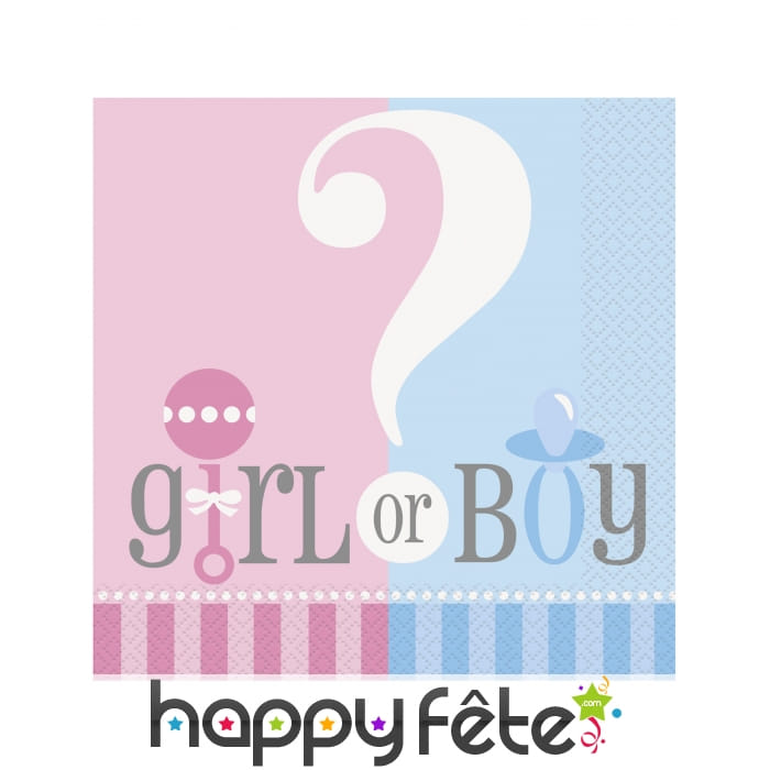 Serviettes Girl or Boy