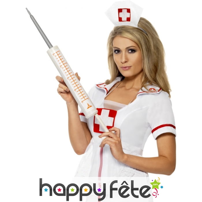 Seringue géante plastique