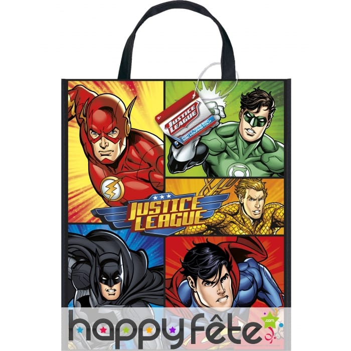 Sac héros marvel Justice League en plastique