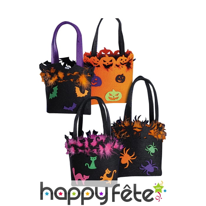 Sac halloween pour bonbons