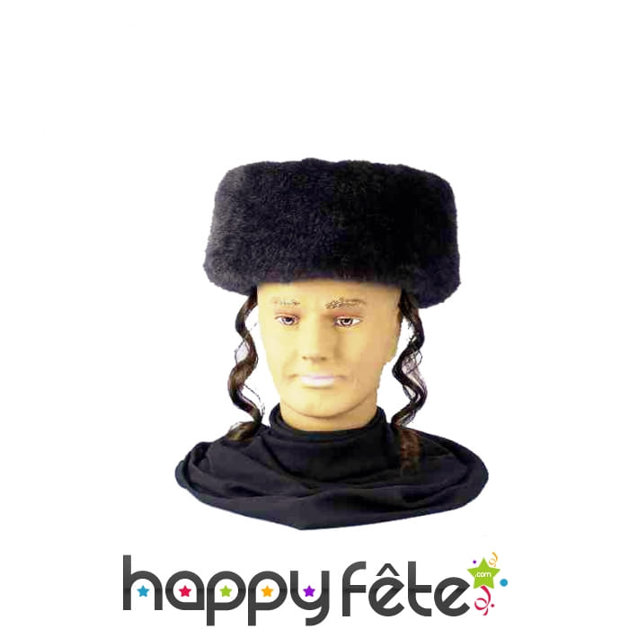 Schtreimel juif à papillotes