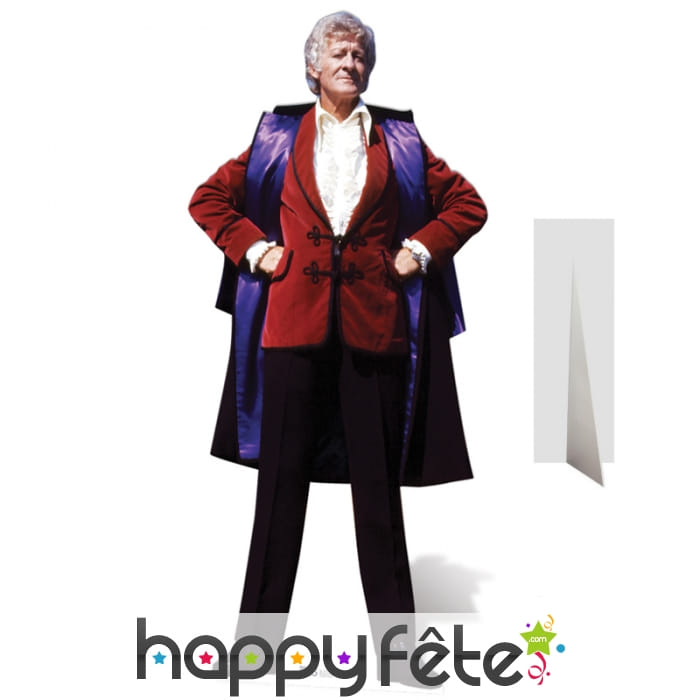 Silhouette John Pertwee en carton, Doctor who