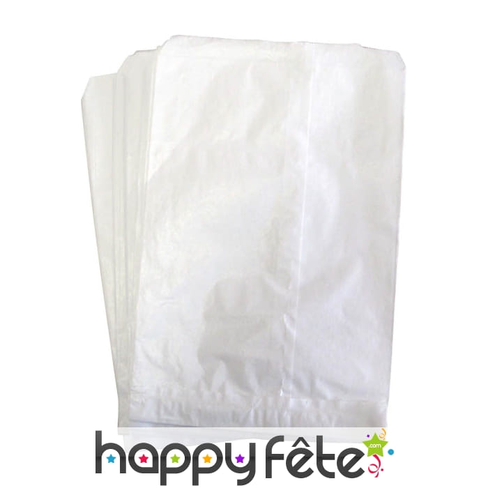 Sacs kraft alimentaires blancs