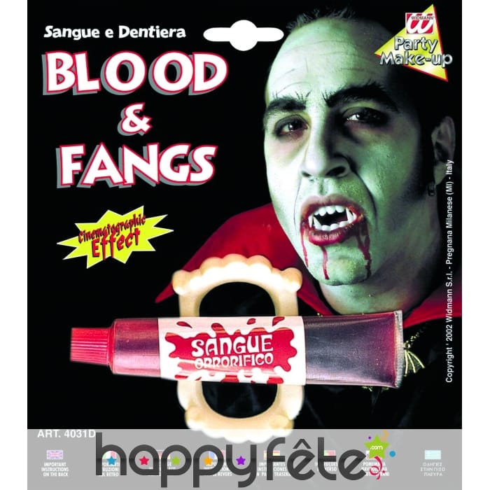 Sang liquide + dents