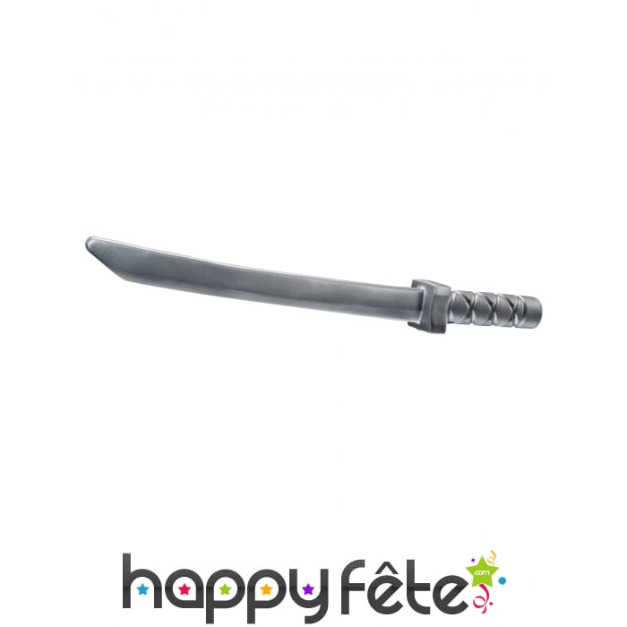 Sabre Lego Ninjago gris en plastique de 19 cm