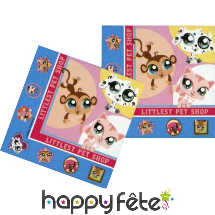 Serviettes Little Pet Shop