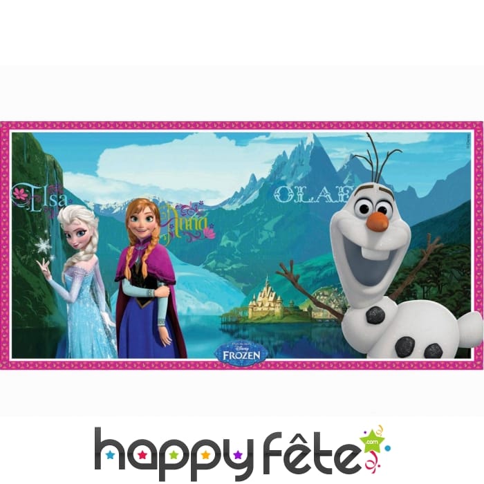 Scène murale de La reine des neiges, 150x177cm