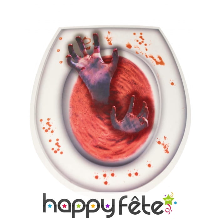 Stickers main de zombie pour lunette de WC